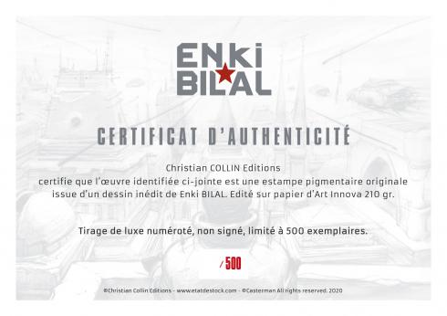 Enki Bilal • Tirage de luxe "Bug I" limité, numéroté