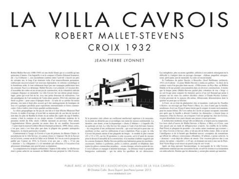 Jean Pierre Lyonnet Portfolio " Robert Mallet Stevens la villa Cavrois 1932 N°& S