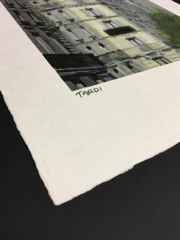 Tardi • "Paris vu par .... 1" estampe pigmentaire N° signée limitée à 15 ex